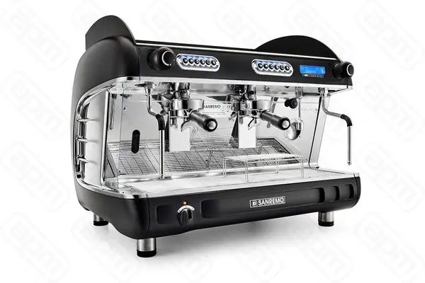 Кофемашина тм Sanremo сер Verona мод Verona Tall 2 гр 220В автомат экономайзер чрная