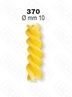 ФОРМА LA MONFERRINA ДЛЯ DOLLY  PNUOVA FUSILLI 3 PRINCIPI 10 ММ ДИАМЕТР 370 БРОНЗА