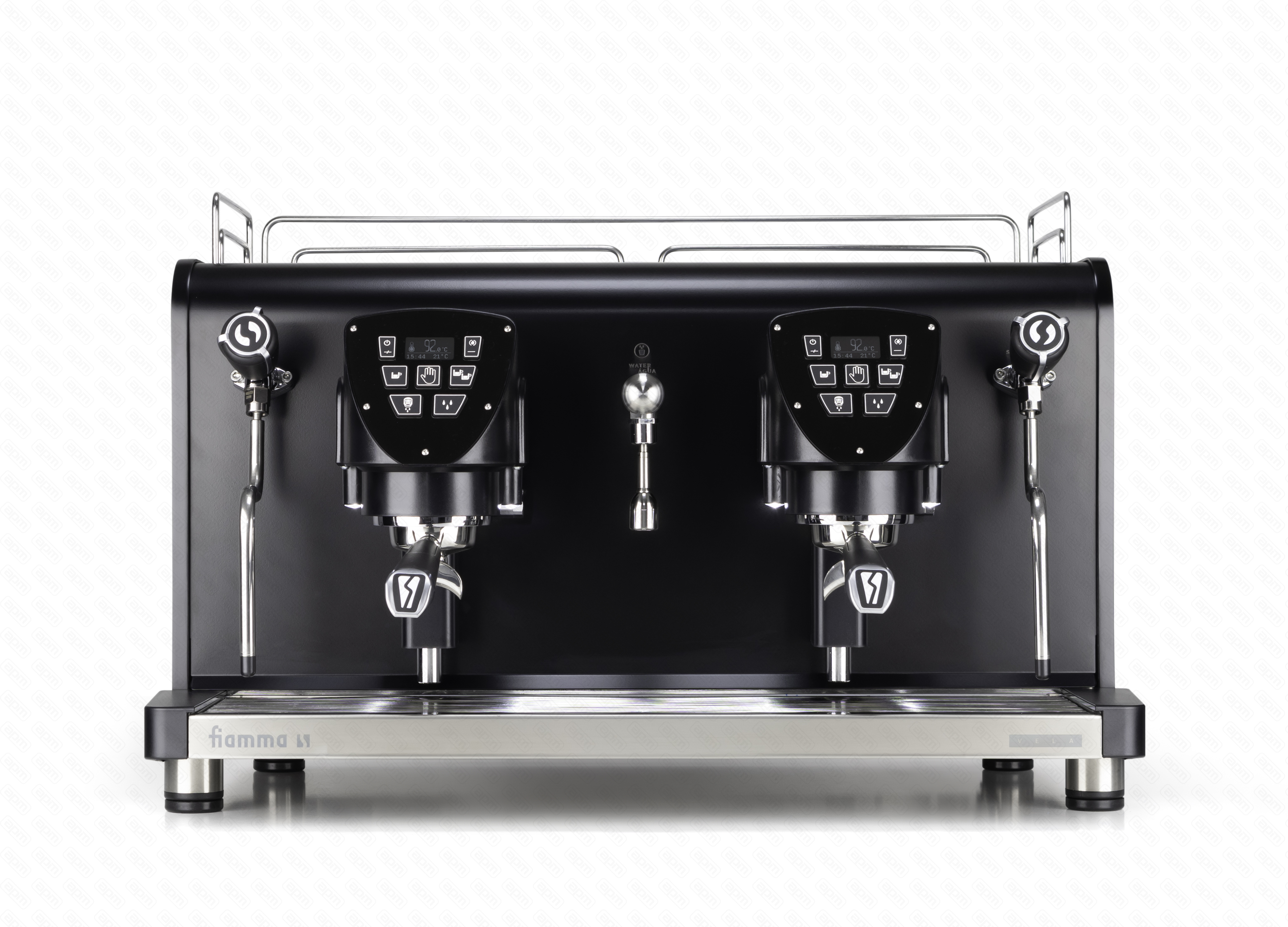 Кофемашина рожковая мультибойлерная FIAMMA VELA DUAL 2 TC BLACK автомат 2 группы COFFEE MACHINE VELA 2 DUAL TC BLACK