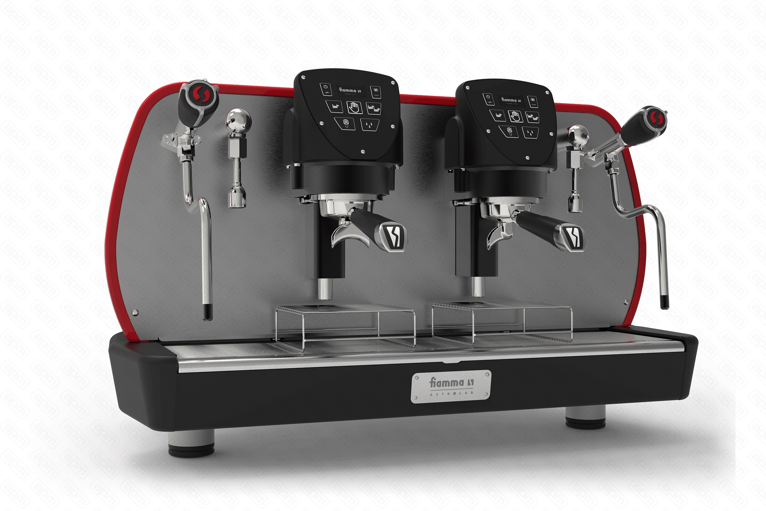 Кофемашина рожковая мультибойлерная FIAMMA ASTROLAB 2 MB TC 24 FC RED автомат 2 группы COFFEE MACHINE ASTROLAB 2 MB TC 24 FC RED