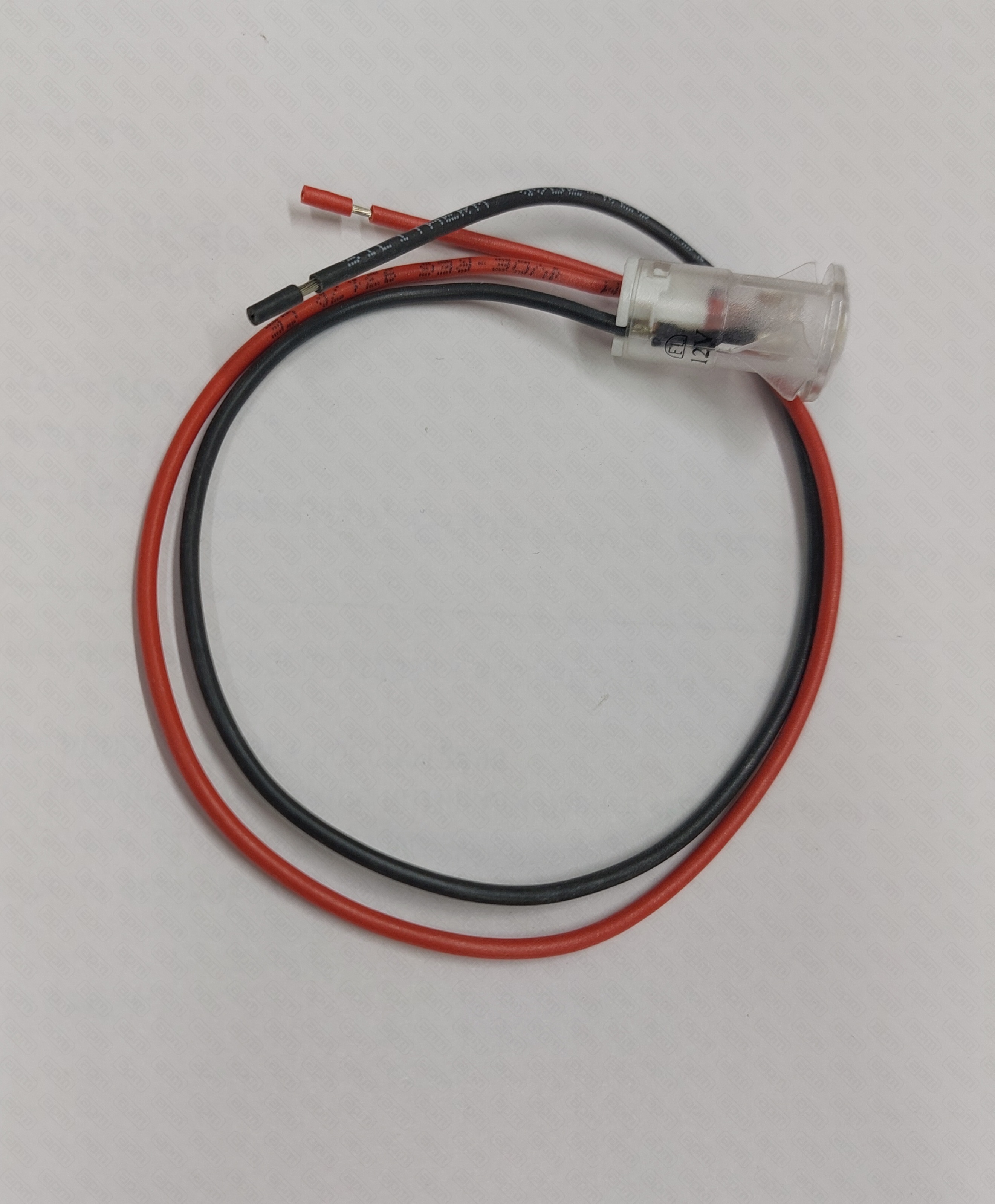 Светодиод белый 13мм 12В с кабелем FITTING WHITE LED 13MM 12V W CABLE