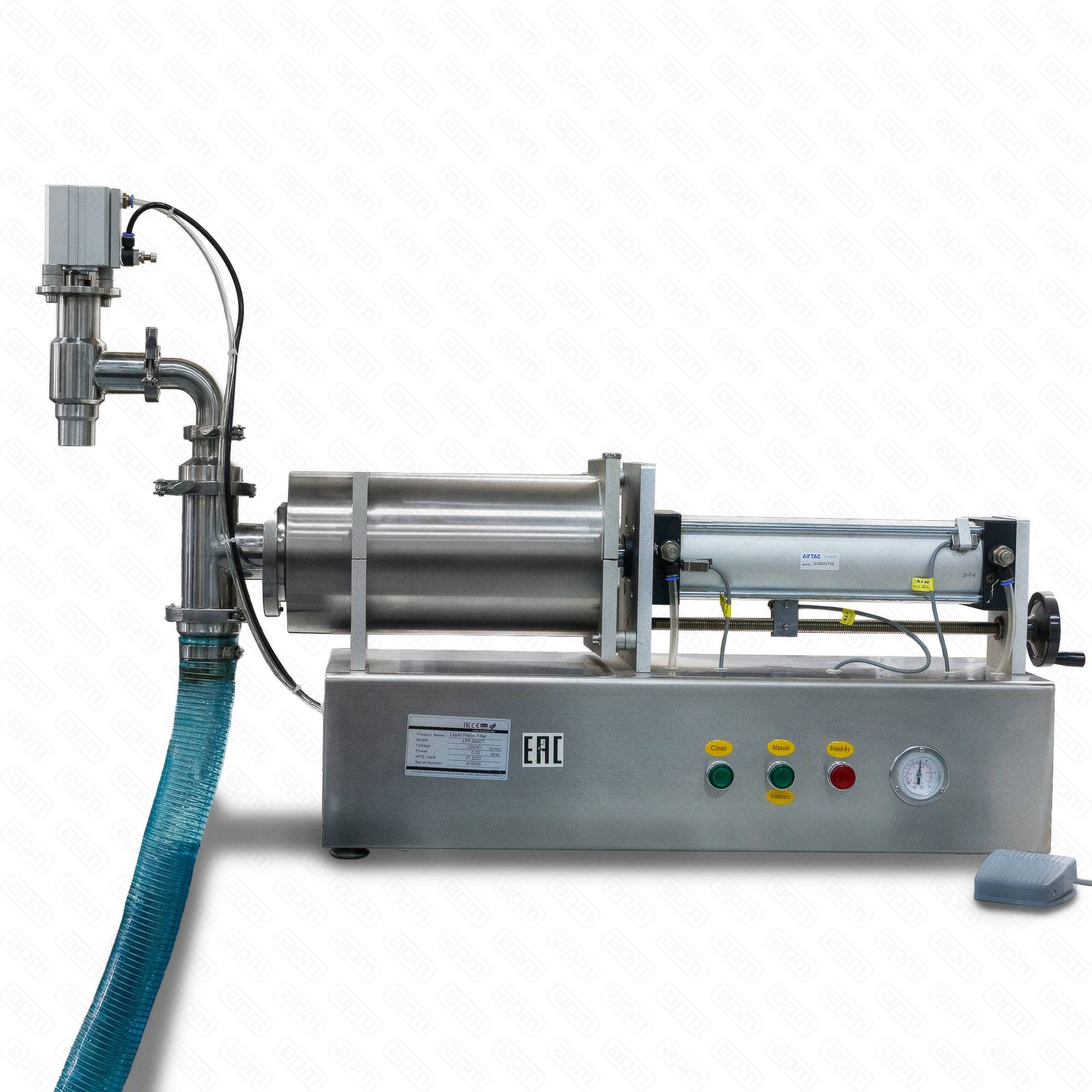 Дозатор поршневой LPF-1000T с фторопластовыми уплотнениями