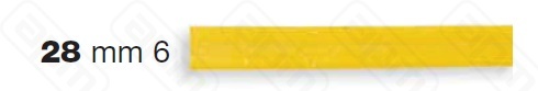 ФОРМА LA MONFERRINA ДЛЯ P6P12 TAGLIATELLE 6 MM 28 БРОНЗА