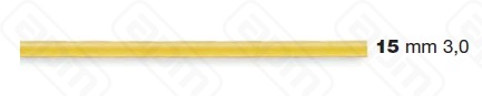 ФОРМА LA MONFERRINA ДЛЯ DOLLY  PNUOVA SPAGHETTI ROTONDA 3 MM 15 БРОНЗА